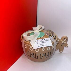 fREE SHIPPING Rae Dunn gingerbread man Christmas measuring cups